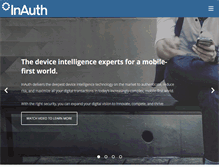 Tablet Screenshot of inauth.com